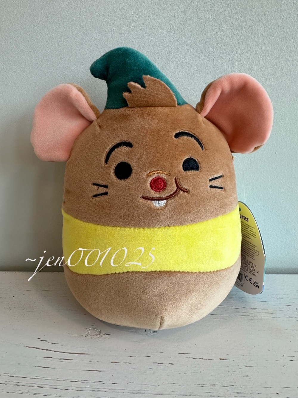 Disney Gus Gus Squishmallows from Cinderella 6.5" NWT